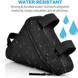 Sporting Accessories Bike Cycling Triangle Bag Front Frame Bicycle Black Pouch