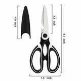Kitchen Scissors Heavy Duty Super Sharp Stainless Steel Multi Purpose Meat Nuts