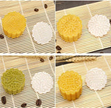 Moon Cake Hand Pressure Mold Maker Pastry Homemake DIY Flower Stamps Mould