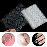 240x Double Sided Adhesive Press On Nail Stickers Clear Tape Glue Tabs Art Tool