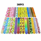 30x Mixed Wrist Snap Slap Bands Kids Party Favor Novelty Toys Play Band