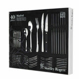Stanley Rogers 40 Pieces Madrid Cutlery Set Quality Stainless Steel Gift Boxed