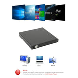 USB External CD RW DVD ROM Writer Burner Player Drive PC Laptop for Mac Windows