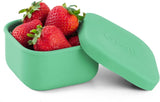OmieBox Silicone Leakproof Snack Containers To Go Food Storage - 280ml Green