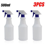 3x Spray Bottle Water Garden Plant Flower Trigger Plastic Dispenser White 500ml