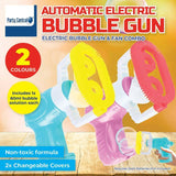 2x Bubble Blower Machine Electric Fan Automatic Bubble Maker Gun Kids Outdoor