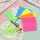 150 Sheets Transparent PET Memo Sticky Note Daily To Do Stationery Waterproof
