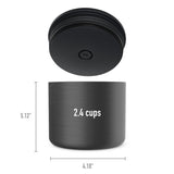 Bentgo Stainless Steel Triple Insulated Food Jar Container 560ml - Carbon Black