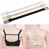 3x Lady Nonslip Elastic Adjustable Band Bra Strap Holder Strap Racer Back Clip
