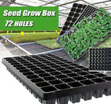 10x 72 Hole Plant Seed Grow Box Insert Propagation Nursery Seedling Starter Tray