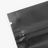100x Black Aluminum Bag Mylar Foil Pouch Heat Sealer Food Storage Package 7x10cm