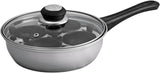 Egg Poacher Pan Stainless Steel 4 Cup Poached Egg Cooker Maker Frying Pan
