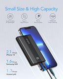 20W Mini Power Bank 10000Mah USB C Ultra-Slim Portable Charger PD QC3.0 Fast