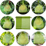 20x Fruit Net Bags Agriculture Garden Protection Mesh Insect Proof - 20x30cm