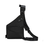 Bag Personal Anti Theft Shoulder Man Pocket Portable Chest Travel - Grey Right