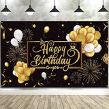 Happy Birthday Backdrop Banner Background Cloth Photo Props Party Decoration A