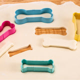 5Pcs Stainless Steel Dog Bone Cookie Cutter Biscuit Fondant Pastry Baking Tools