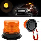 2PCS Emergency Car Beacon Strobe Amber LED Light Flashing Warning Rotating Lamp