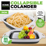 Collapsible Colander Folding Kitchen Strainer Foldable Space Saving Fruit Vege