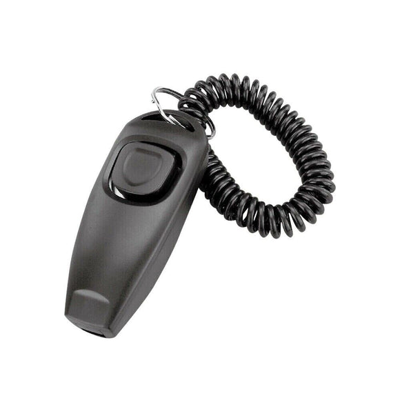 Dog Training Whistle Clicker Combo to Stop Pet Barking Obedience Train Skills