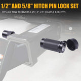 MOBI Hitch Pin Lock S Type 5/8" Tow Bar Tongue Lock Trailer Caravan Anti-Theft