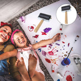 Hard Rubber Roller Printing Inks Lino Brayer Art Craft Roller Heavy Duty 10cm