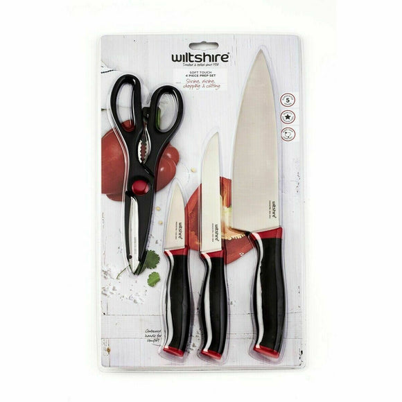 4 piece Chefs Tools Knife Cutlery Kitchen Dinnerware Knives Set