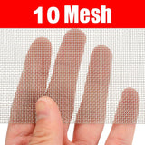 1pc Stainless Steel Woven Wire Filtration Filter Screen Sheet 10 Mesh Count