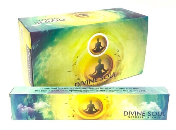 Divine Soul 120 Incense Sticks New Moon India Relaxation Fragrance Odours