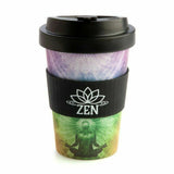 The Essence of Zen Gift Set White Sage Smudge Ceramic Bowl Bamboo To Go Cup