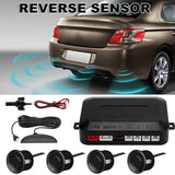 4-Sensor Car Reversing Parking Radar System Kit Audio Buzzer Alarm LED Display