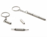2x Mini Screwdriver 3 in1 Keychain Glasses Watch Phone Screw Repair Tool Keyring