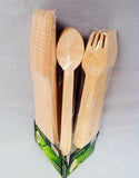 288 Packs Disposable Wooden Cutlery