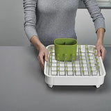 Joseph Joseph Extend Expandable Kitchen Dish Drainer Rack - White/Green