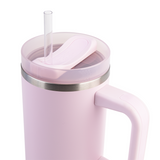 Oasis Stainless Steel Double Wall Insulated Commuter Tumbler 1.2L Pink Lemonade