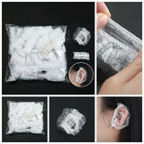 100PCS Bath Clear and Disposable for Dyeing Hair Salon Waterproof Ear Cover