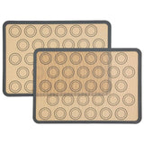 30 Cavities Macaron Baking Mat Non Stick Silicone Cake Macaroon Mould Pad Sheet