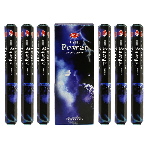 HEM Hexa Divine Power Incense Scents Meditation Aroma Fragrance 120 Sticks
