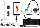Waterproof HD Endoscope USB Type-C Borescope Inspection Snake Camera Android 2M