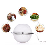 Moss Agate Tea Strainer Ball Infuser Filter Leaf Leaves Spice Herb Mesh