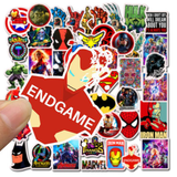 50pcs Marvel Superhero Stickers Vinyl Decal Car Skateboard Waterproof Pack1