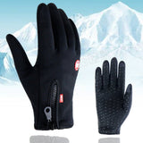 Winter Gloves Cycling Touch Screen Gloves Waterproof Outdoor Skiing Hiking M