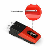 2x Turntable Diamond Stylus Needle for LP Record Player Phono Ceramic Cartridge