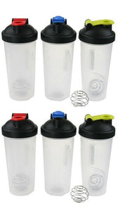 6x Protein Shaker Supplement Drink 600ml