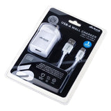 Wall Charger USB-C to USB-A Cable Charge and Data Sync Android iOS -1m Length