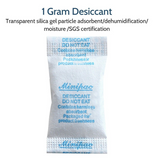 Silica Gel Packets Moisture Absorber Desiccant - 1g Variant Size Value 100Pcs