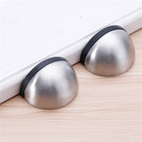 2x Stainless Steel Magnetic Door Stopper Anti-Collision Floor Stop Holder