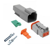 5 Pack Waterproof Deutsch DT 2 Way Pin Male/Female Kit Electrical Connector Plug