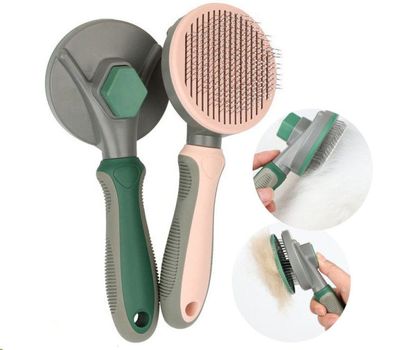 Pet Dog Cat Grooming Comb Brush Tool Gently Removes Loose Undercoat Knots Mats