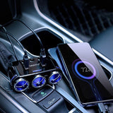 3 Way Multi Car Cigarette Lighter Socket Splitter Dual USB Charger/Power Adapter